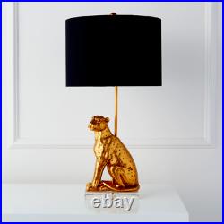 Leopard Table Lamp material wood