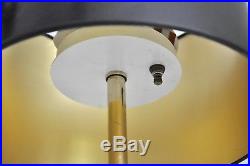 Lightolier Vtg Mid Century Modern Brass Tripod Table Lamp Laurel McCobb Eames
