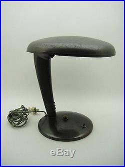 MACHINE AGE Norman Bel Geddes COBRA Vintage DESK TABLE LAMP DESIGN FARIES RARE