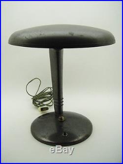 MACHINE AGE Norman Bel Geddes COBRA Vintage DESK TABLE LAMP DESIGN FARIES RARE