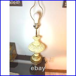 MCM Vintage Ceramic Cherub Table Lamp Hollywood Regency Style Lighting