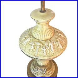 MCM Vintage Ceramic Cherub Table Lamp Hollywood Regency Style Lighting