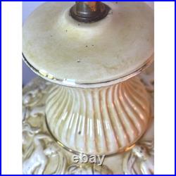 MCM Vintage Ceramic Cherub Table Lamp Hollywood Regency Style Lighting