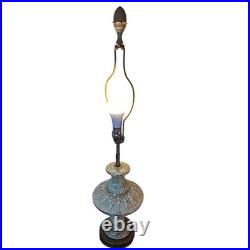 MCM Vintage Ceramic Cherub Table Lamp Hollywood Regency Style Lighting