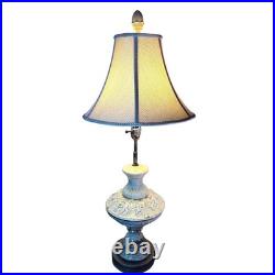 MCM Vintage Ceramic Cherub Table Lamp Hollywood Regency Style Lighting