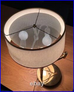 MCM Vintage Walter Von Nessen Brass Swing Arm table Lamp