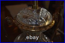 Marbro Cut Crystal Vintage Table Lamp