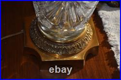 Marbro Cut Crystal Vintage Table Lamp