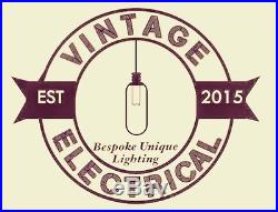 New Bakelite Ceiling Bar Table Light Vintage Steampunk + 3 X E27 Lamps Bespoke