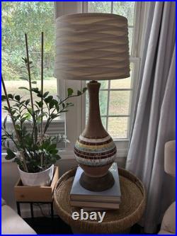 Nice! Vintage Mid Century Modern Ceramic Table Lamp, 32.75 Nice! Vintage Mid Century Modern Ceramic Table Lamp, 32.75