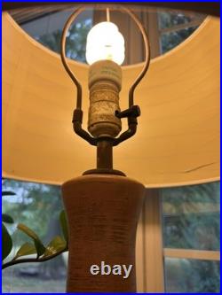 Nice! Vintage Mid Century Modern Ceramic Table Lamp, 32.75 Nice! Vintage Mid Century Modern Ceramic Table Lamp, 32.75