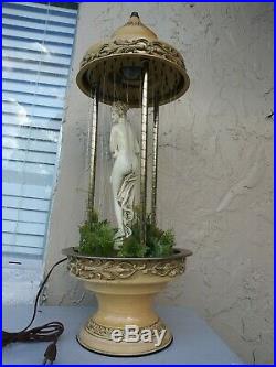 Nude Lamp Vintage Mineral Oil Rain Motion Table Lamp Nude Greek Goddess USA