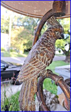 ONE VINTAGE 20 CENTURY 36 in BRASS COCKATOO'S TABLE LAMPS EU (2 AVAILABLE) ONE VINTAGE 20 CENTURY 36 in BRASS COCKATOO'S TABLE LAMPS EU (2 AVAILABLE)