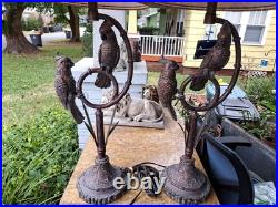 ONE VINTAGE 20 CENTURY 36 in BRASS COCKATOO'S TABLE LAMPS EU (2 AVAILABLE) ONE VINTAGE 20 CENTURY 36 in BRASS COCKATOO'S TABLE LAMPS EU (2 AVAILABLE)