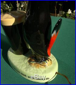 Original Vintage Guinness Toucan Table Lamp Base Carlton Ware