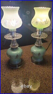 Pair Antique Lamps