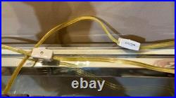 Pair Of Berman Resin Camel Table Lamps 34To Finial stepped plinth Black base