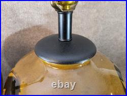 Pair Vintage Asian Figural Ceramic Table Lamps 28 Hand Painted Elegant VTG Nice Pair Vintage Asian Figural Ceramic Table Lamps 28 Hand Painted Elegant VTG Nice