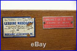 Pair Vintage Pembroke Dropleaf Mahogany Lamp or End Tables, Nightstands, Miller