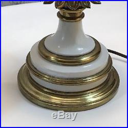 Pair Vintage Stiffel Mid-Century Hollywood Brass Regency Torchiere Lamp 39