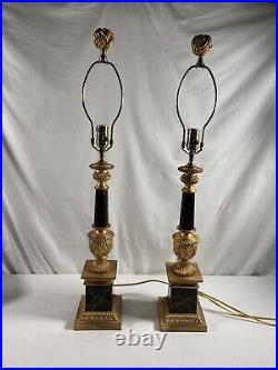 Pair of Vintage Chelsea House Buffet Lamp Table Lamp 34 Tall #80
