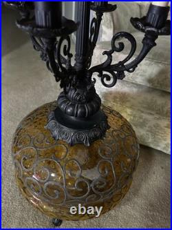 Pair of Vintage Hollywood Regency Lamps Mid Century