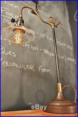 Parisian Parlor Lamp Vintage Antique Industrial Desk Task Light
