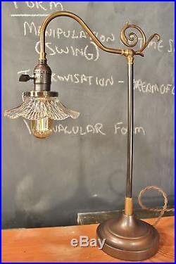 Parisian Parlor Lamp Vintage Antique Industrial Desk Task Light