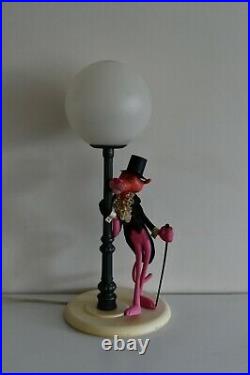 Pink Panther 1970s large lamp light, vintage collectors item