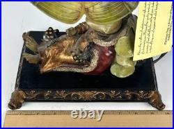 Platinum Bay Sterling Sleeping King Frog Lily Pad Accent Lamp 91-740 Whimsical