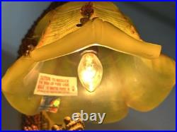 Platinum Bay Sterling Sleeping King Frog Lily Pad Accent Lamp 91-740 Whimsical