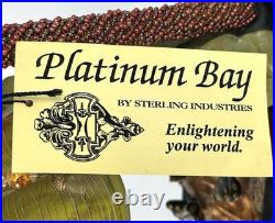 Platinum Bay Sterling Sleeping King Frog Lily Pad Accent Lamp 91-740 Whimsical