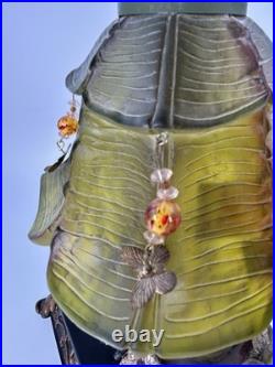 Platinum Bay Sterling Sleeping King Frog Lily Pad Accent Lamp 91-740 Whimsical Platinum Bay Sterling Sleeping King Frog Lily Pad Accent Lamp 91-740 Whimsical