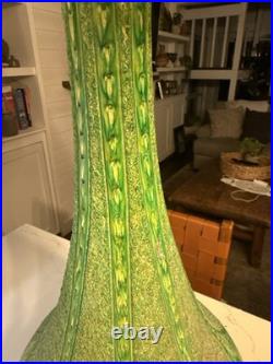 Quartite Creative Corp Vintage Table Lamp MCM Textured, 35 Tall