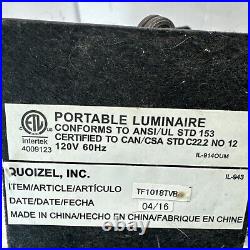 Quoizel TF1018TVB Black Corded Electric Vintage Bronze Finish Table Lamp
