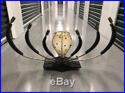 RARE VTG 50s MAJESTIC LAMP FIBERGLASS SHADES MID CENTURY MODERN RETRO Octopus
