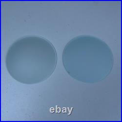 RARE Vintage Postmodern Memphis Style Spiral Satellite Space Chrome Lamp Table