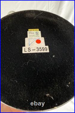 RARE! Vintage Postmodern Memphis Style Spiral Satellite Space Chrome Lamp by H&H