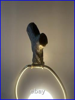 RARE Vintage White Great Egret Heron Figural Table Lamp Nature Decor 32inches RARE Vintage White Great Egret Heron Figural Table Lamp Nature Decor 32inches