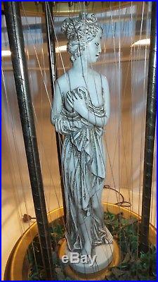 Rain Lamp Oil Table Top Nude Greek Goddess Motion Vintage Decor Nostalgia