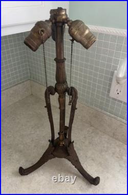 Rare Antique Bronze Table Lamp Spanish Revival Arts Crafts Bradley Hubbard Rare Antique Bronze Table Lamp Spanish Revival Arts Crafts Bradley Hubbard