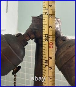 Rare Antique Bronze Table Lamp Spanish Revival Arts Crafts Bradley Hubbard Rare Antique Bronze Table Lamp Spanish Revival Arts Crafts Bradley Hubbard