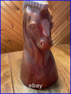 Rare Find Horsehead Brown Table lamp 1950's / Great Condition / NO SHADE Rare Find Horsehead Brown Table lamp 1950's / Great Condition / NO SHADE