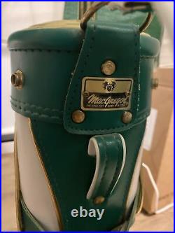 Rare Vintage 1970's White Green MacGregor Golf Club Bag Table Lamp