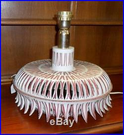 Rare Vintage 60s Italian Floor Table Lamp Italy Era Bitossi Raymor Aldo Londi