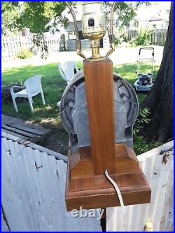 Rare / Vintage / Antique Electric Meter Table Lamp / Steampunk