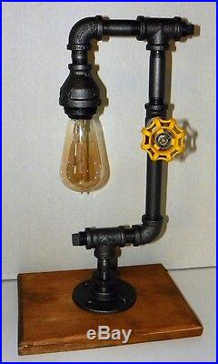 Retro Industrial Vintage Steampunk style Lamp with Nostalgic edison bulb