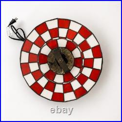 Retro Pizza Hut Style Table Lamp 12 Tiffany Stained Glass Restaurant Light