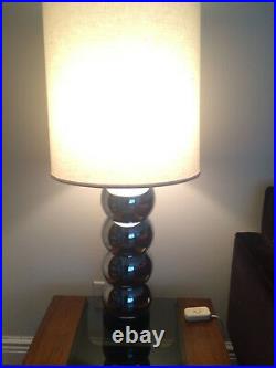 Robert Sonneman George Kovacs Chrome Orb table Lamps Mid Century Modern Vintage