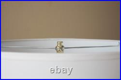 SUBLIME! MID CENTURY DANISH MODERN BLUE PORCELAIN DRIP TABLE LAMP VTG 50's 60's